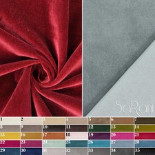 Tissu Velluto au Mètre Uni