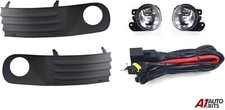 Pour Volkswagen T5 Transporter 03-10 Pare-Choc Feux Anti Brouillard Grille Kit &