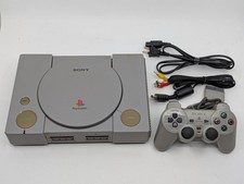 Sony PlayStation PS1 SCPH-5500 Console Tested Japan Controller AV Cable AC Adapt