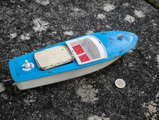 Jouet ancien canot  de bassin