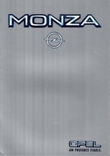 Catalogue Brochure Opel Monza 1984 Belgique en français