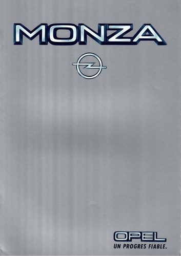Catalogue brochure opel monza - opel,