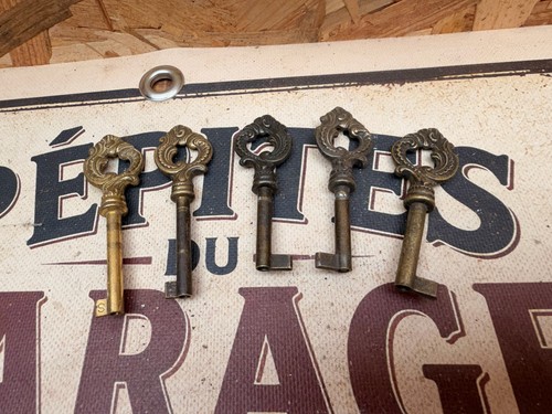 Lot clefs clé rosace - 5,