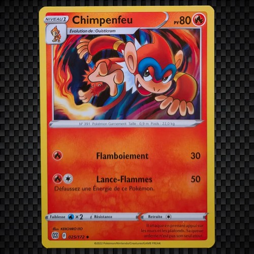 Cartes pokémon chimpenfeu - pokémon, :