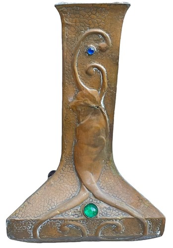 Vase art nouveau triangulaire - vase,