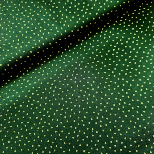 Coupon coton imprimé pois - coton,