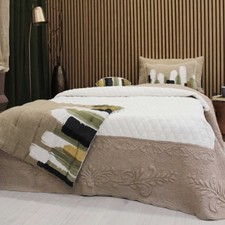 Couvre Lit Boutis bicolore