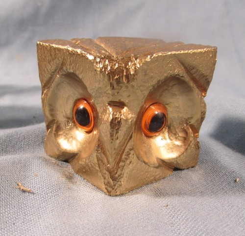 Presse papiers tête hibou - de,