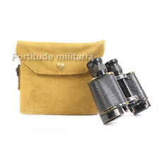 English binoculars in case - BRITISH ARMY (original material)