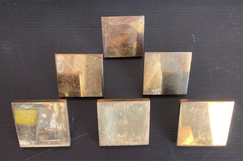 Lot poignées bronze - lot, 6
