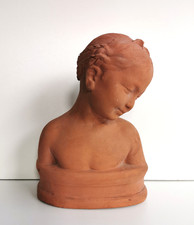 Buste terre cuite "La