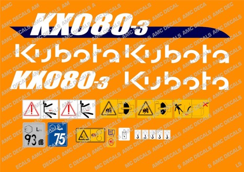 Kubota kx080 mini - kx080-3, digger