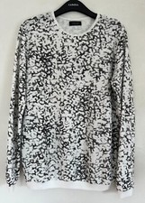 Pull - Zara - blanc et noir - taille M - BE