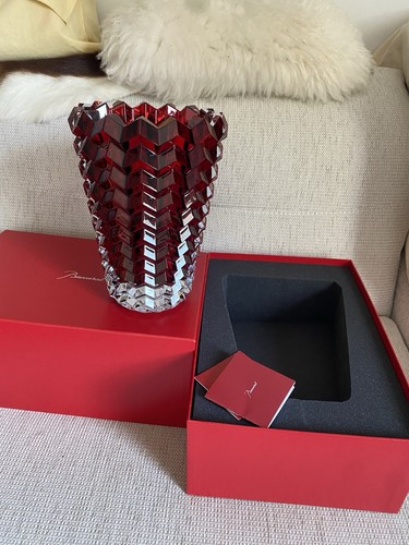 Baccarat vase cristal rouge - baccarat,