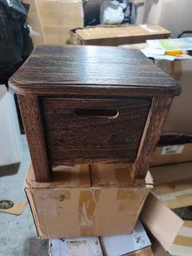 Tabouret rangement bois - de,