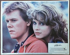 Kevin Bacon & pretty Lori Singer close up FOOTLOOSE original 1984 Lobby Card 591