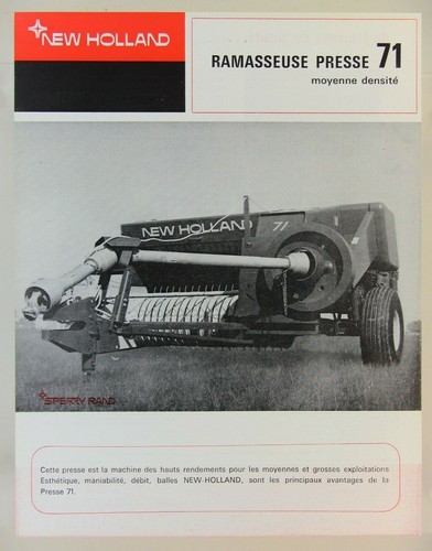 Prospectus brochure ramasseuse - brochure,
