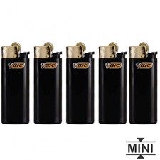 5 briquets bic mini à pierre