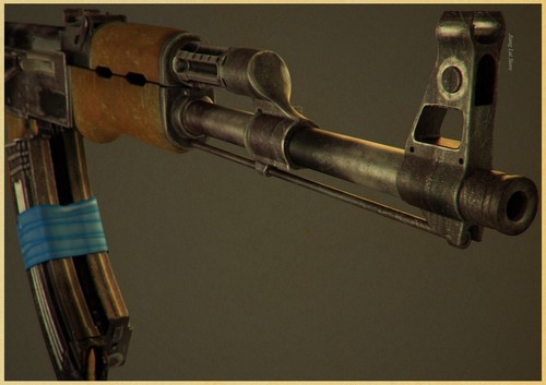 Poster affiche arme - arme, ak47