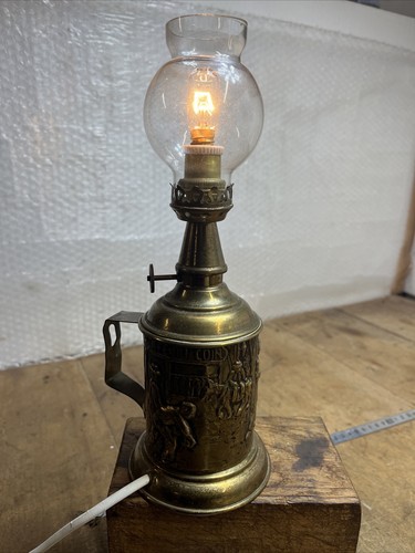 Lampe huile pigeon - lampe,