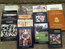 14 anciens CATALOGUES DE VENTE tableaux peinture huile sculptures drouot loudmer