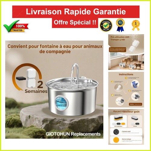 Giotohun filtre fontaine eau - filtre,