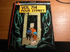 Tintin Vol 714 pour Sydney 1968 Belgique Hergé 1ère édition EO BD