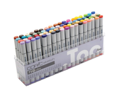Copic sketch marker set - sketch, 72