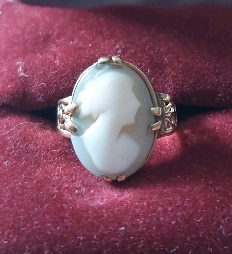 Bague ancienne camée - camée, or