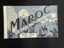 CARNET SERIE 10 CPA MAROC LE