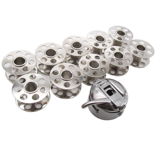 Bobbin case and bobbins - and, fit