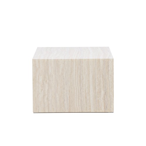 Table basse effet travertin - basse,