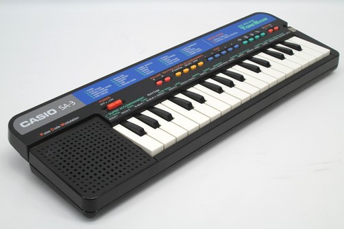 Vintage casio black - sa-3,