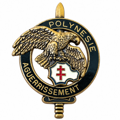 Insigne militaire polynésie - insigne,