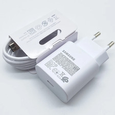 Chargeur Super Rapide USB C 25W avec Prise pour Samsung Galaxy S24 S23 S22 A54