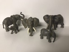 Vintage 2000 Schleich Elephant Animal Lot VGC Figures