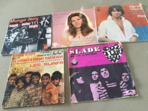 Lot disques 45t divers - lot,