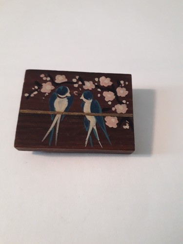 Broche bois - en, (ébène)