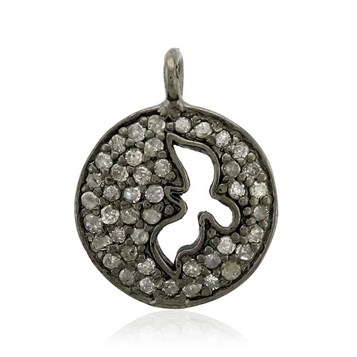 Breloque oiseau diamant - , argent