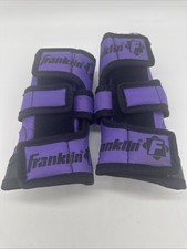 Vintage 90's Wrist Pad Protectors Purple Roller Derby Roller Skate Franklin