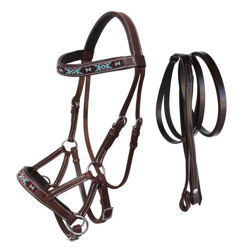 Horse western leather training - leather,