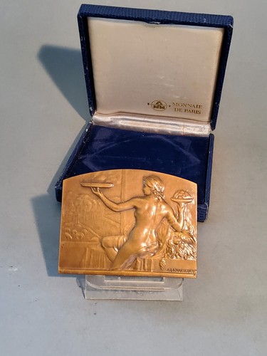 Medaille plaque femme - femme, aux