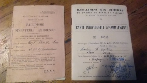 Livret habillement de - livret, et