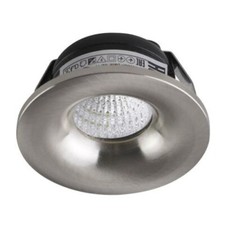 Mini spot LED 3W fixe rond Mat chrome