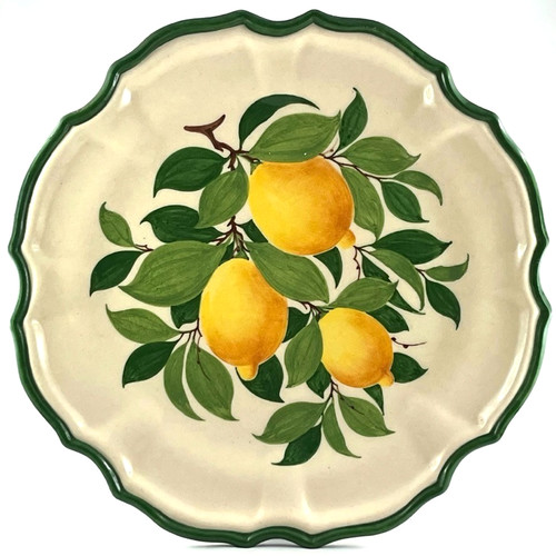 Grand plat ancien citrons - plat,