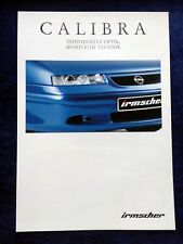 Irmscher Opel Calibra accessories tuning brochure 4.1997