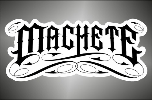 Autocollant machette - autocollant,