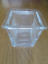 pour moulin à café mural ancien récipient vase en verre Peugeot ou autre