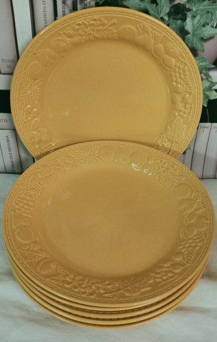 Assiettes dessert jaune - assiettes, à