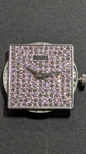 Montre vintage piaget blanc - vintage, or